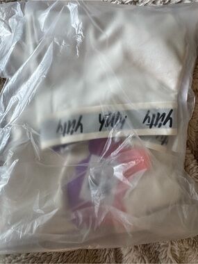 NWT Yitty Fabletics High Waist Bike Short White S